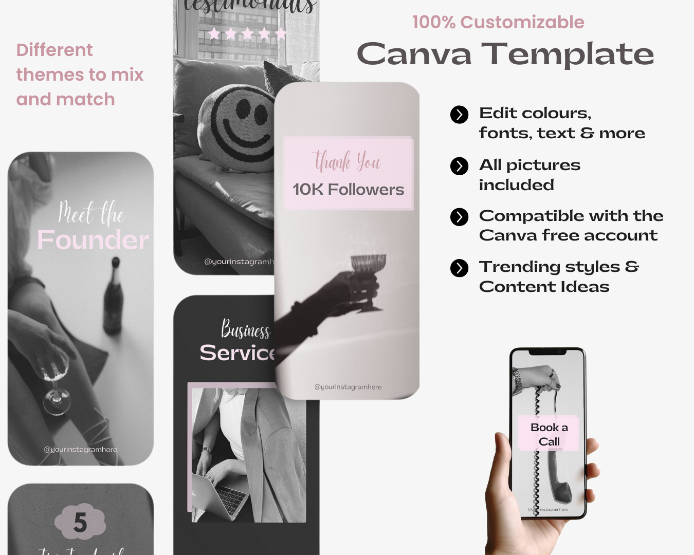 Social Media Manager Instagram Templates