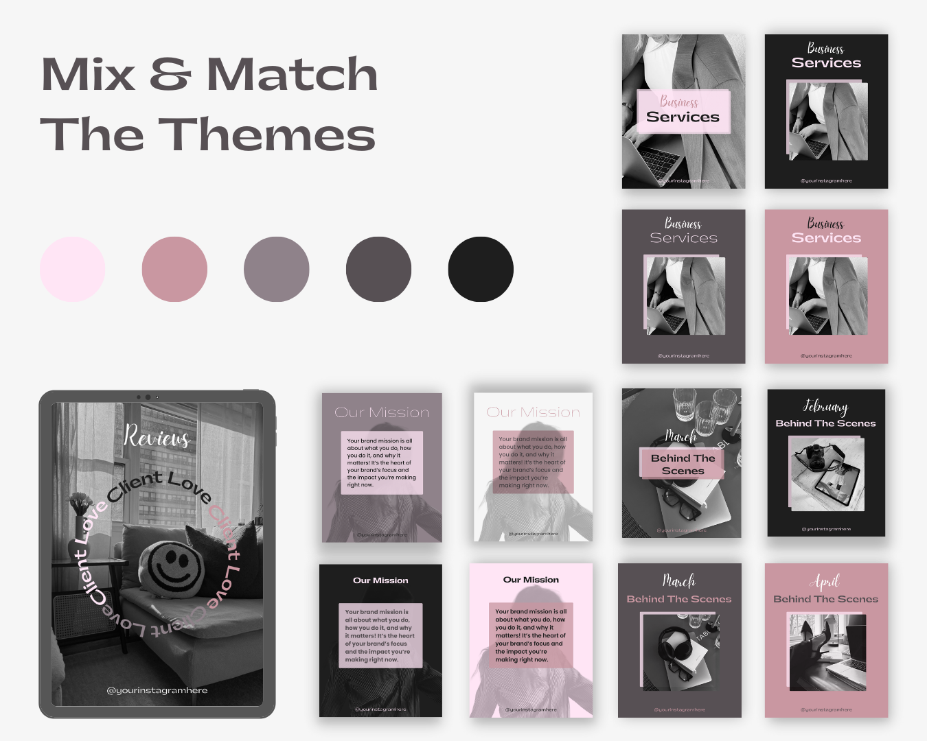 Social Media Manager Instagram Templates