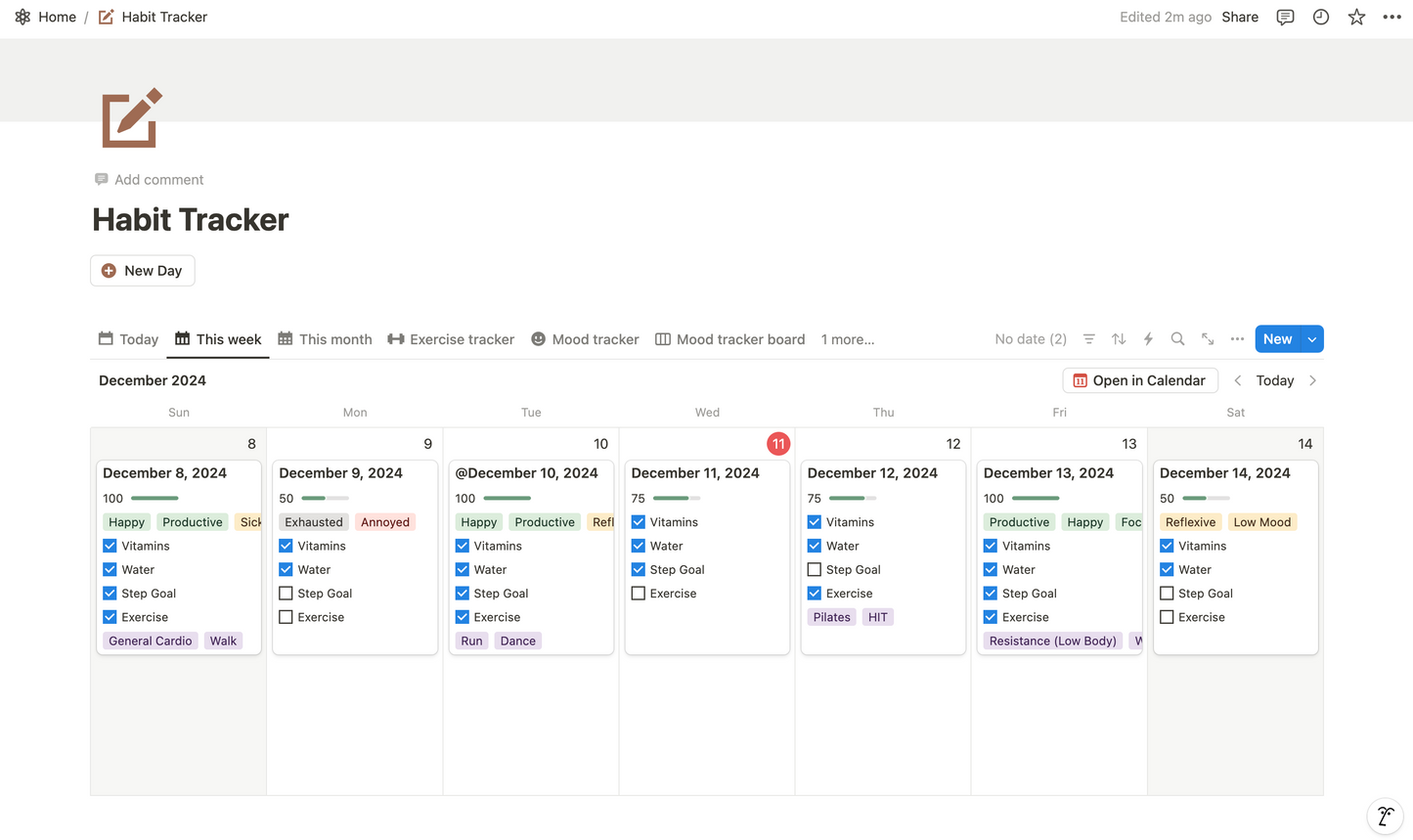 Life Dashboard