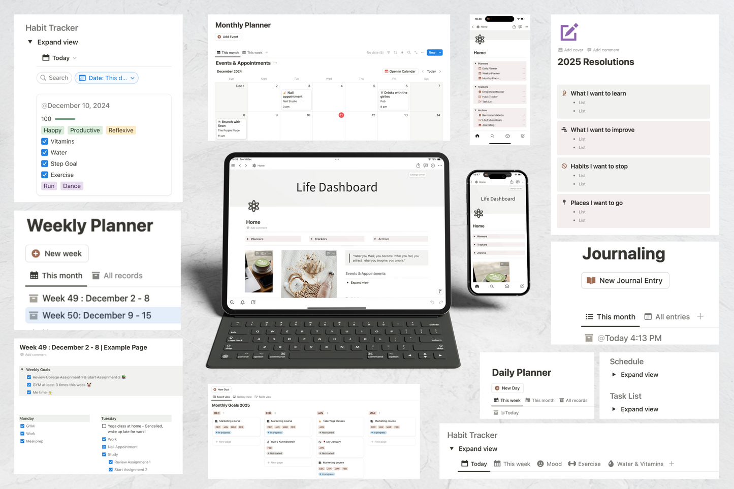 Life Dashboard