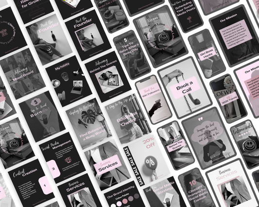 Social Media Manager Instagram Templates