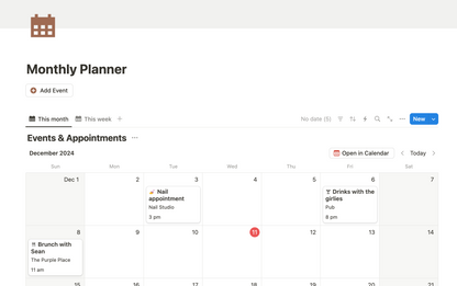 Life Dashboard