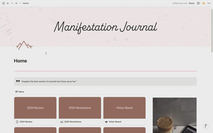 Manifestation Journal