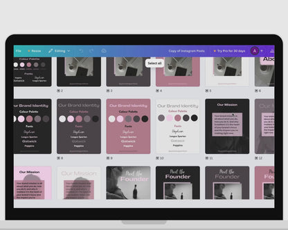 Social Media Manager Instagram Templates
